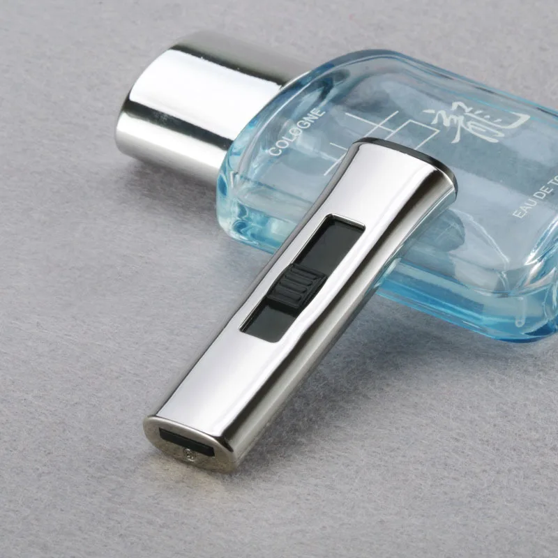 Креативные перезаряжаемые мини портативные электрические зажигалки USB ветрозащитные беспламенные сигары электронная зарядка прикуриватель без газа