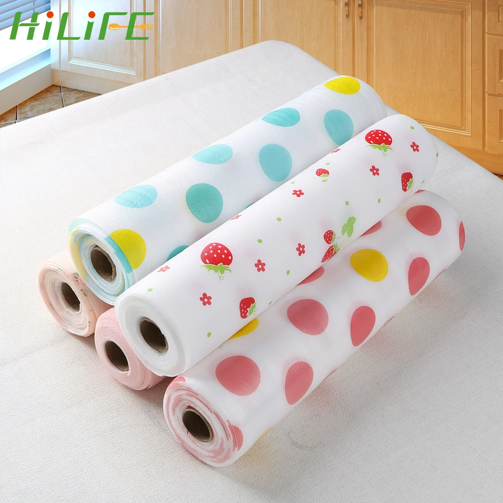 HILIFE Drawer Liner Wardrobe Pad Kitchen Table Mat Table Contact Paper Waterproof 3M Table Decoration No Slip Waterproof Mat