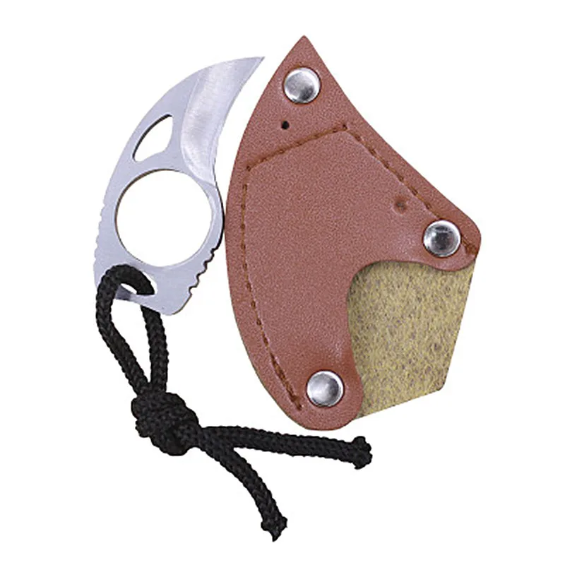 Knife Outdoor emergency tools Camping finger stainless steel knife to carry sharp cut rope auto rescue tool | Спорт и развлечения
