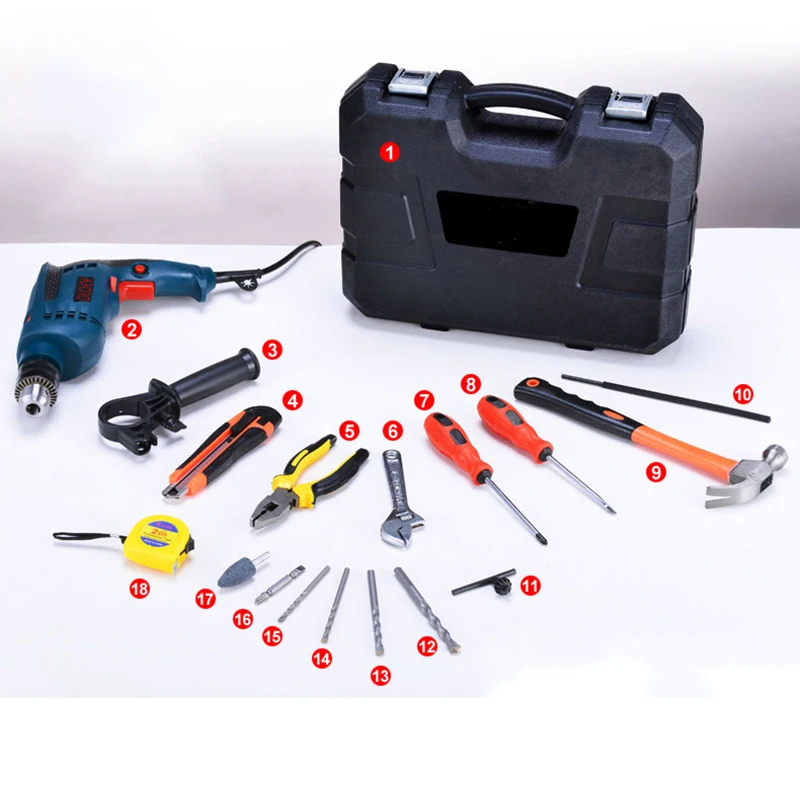 

Electric impact drill industrial-grade impact drill multi-purpose grade high power light impact drill concrete