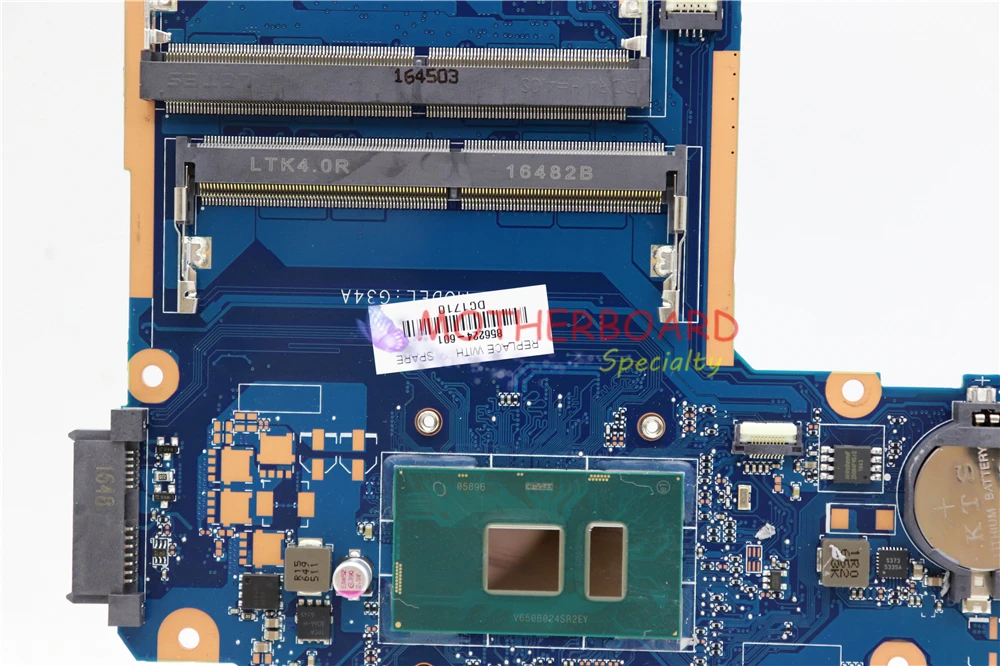 Vieruodis для HP Pavilion 15-AU материнская плата ноутбука с I5-6200U ЦП DAG34AMB6D0 856224-601 856224-001 |