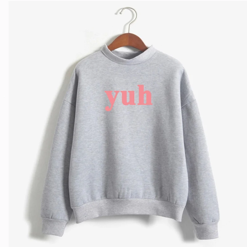 Yuh Sweetener свободная толстовка с круглым вырезом Harajuku Boyfriend Ariana Grande толстовки женские свободные толстовки пуловер пальто Топ