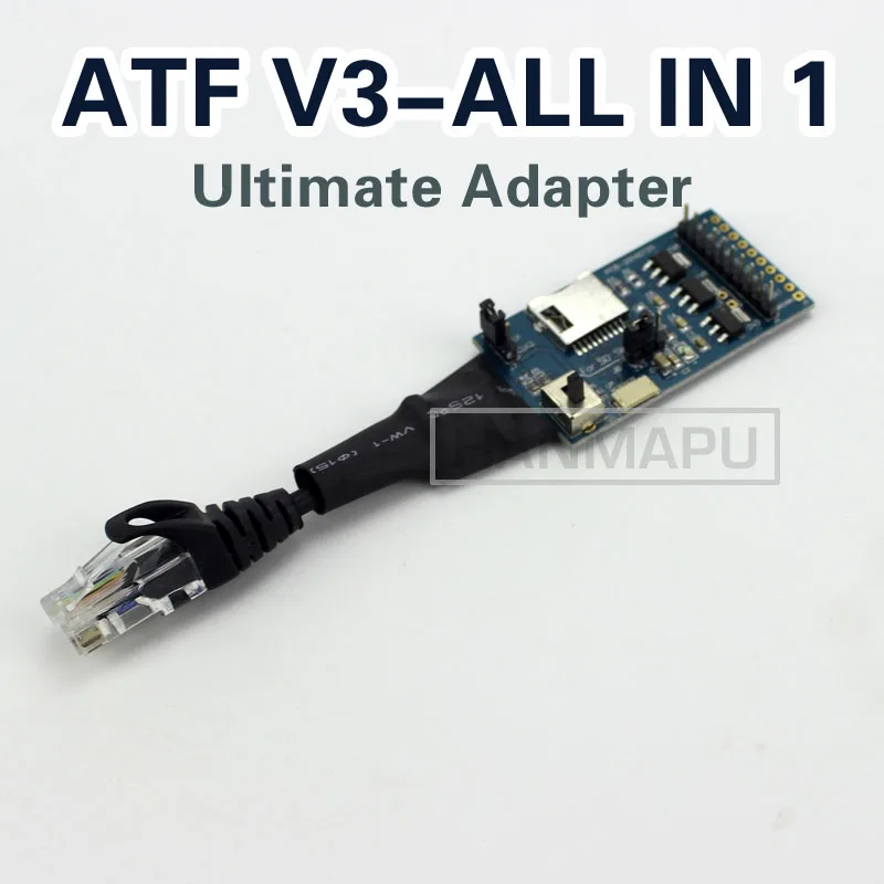 100% оригинальный продукт программатор ATF JTAG/EMMC/ISP/MMC карты ATF-V2 все в 1 Ultimate адаптеры