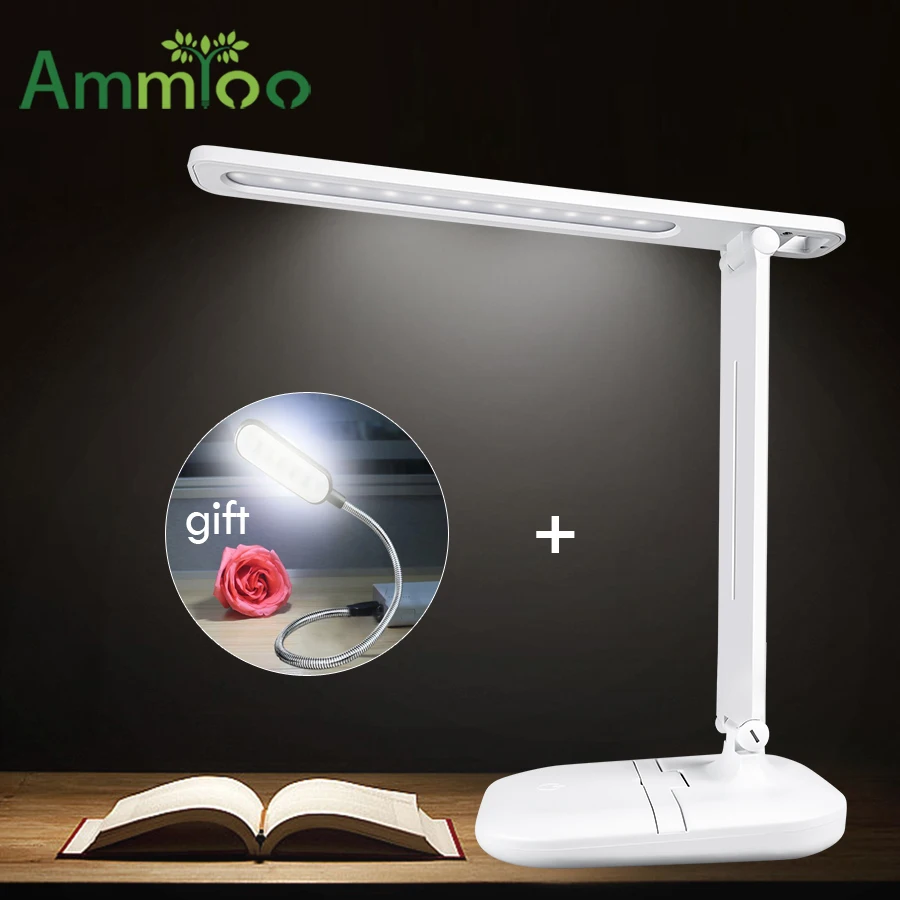 USB Перезаряжаемый стол/настольная лампа сенсорный переключатель