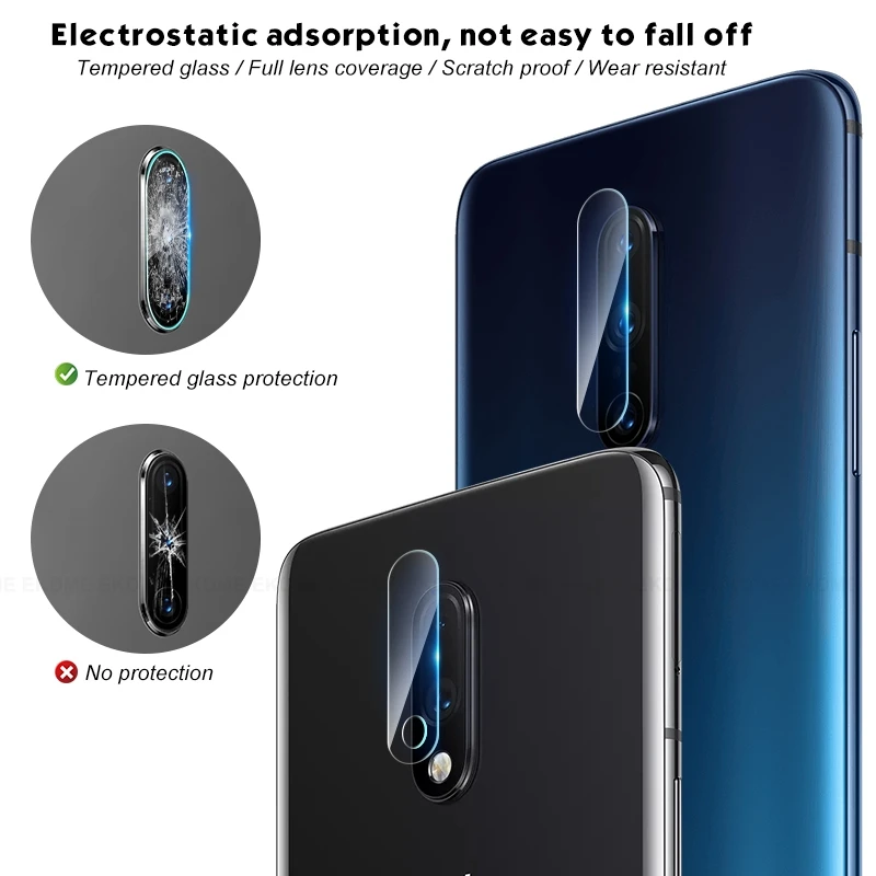 3 шт прозрачное закаленное стекло для объектива камеры OnePlus 6 T Задняя стеклянная