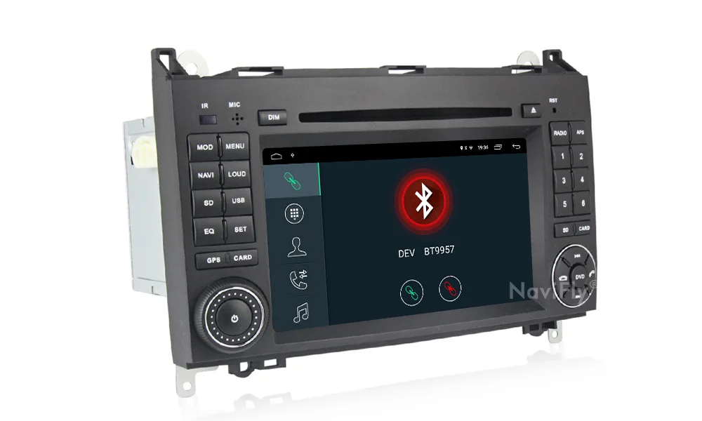 Navifly Android9.1 RDS OBD2 DAB Автомобильный мультимедийный плеер для Mercedes Benz B200 A B класс W169 W245 Viano Vito W639 Sprinter W906