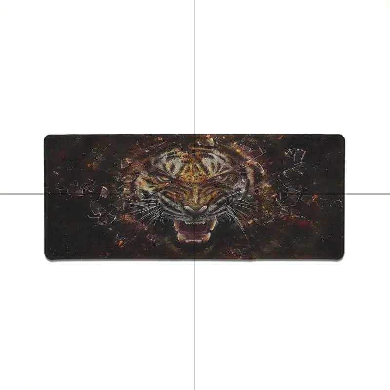 Lock Edge 30x80cm MaiYaCa Лидер продаж потрясающее животное, Лев, тигр прочный Настольный коврик для мыши геймер мягкий резиновый Профессиональный игровой коврик для мыши компьютер - Цвет: Lock Edge 30x80cm