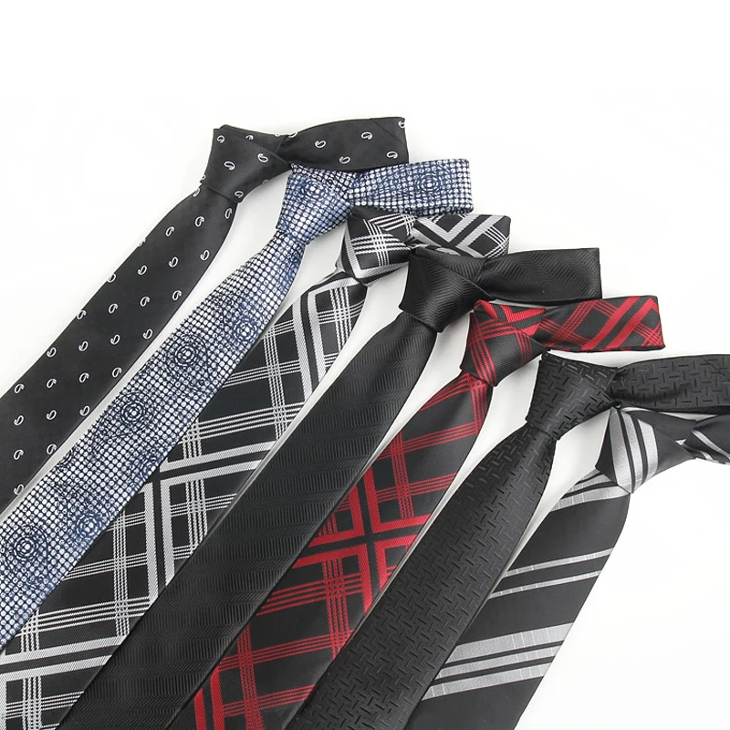 2019 New High Quality Men's Classic Formal Business Meeting Suit Wear Neck Tie 6CM Slim Striped tie for Men with Gift Box | Аксессуары