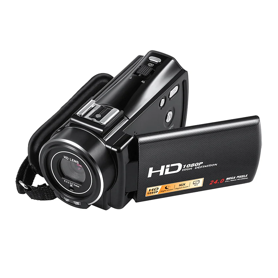 Профессиональная видеокамера цифровая DVR 24MP 3 0 " 1080P HD видеорегистратор