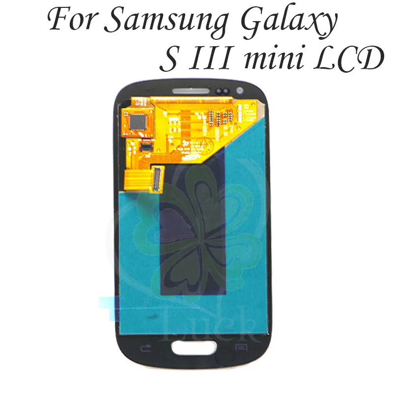 ЖК дисплей с дигитайзером сенсорного экрана для Samsung Galaxy SIII S3 Mini i8190 сменная рамка