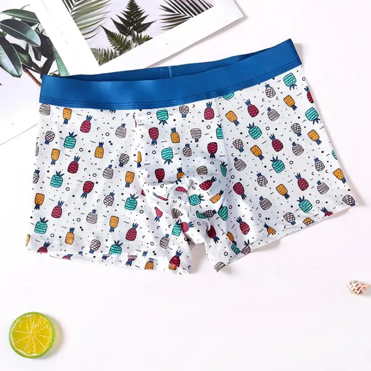 F boxer 1PC 2 шт., парное нижнее белье с мультяшной собакой, хлопковые Модальные трусы для влюбленных, женские и мужские трусы-боксеры, мужские шорты-Calcinha - Цвет: F boxer 1PC