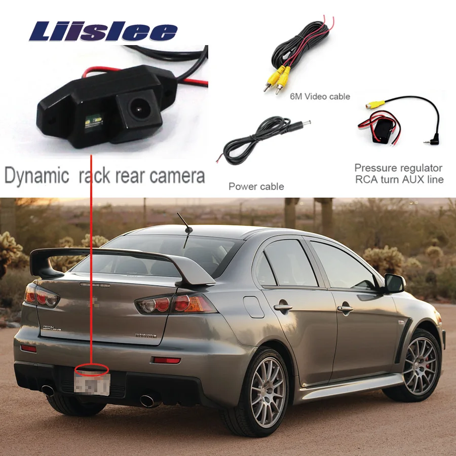 Liislee для Mitsubishi Lancer EX Evolution X камера заднего вида парковочная+ широкоугольная камера заднего вида+ высокое качество
