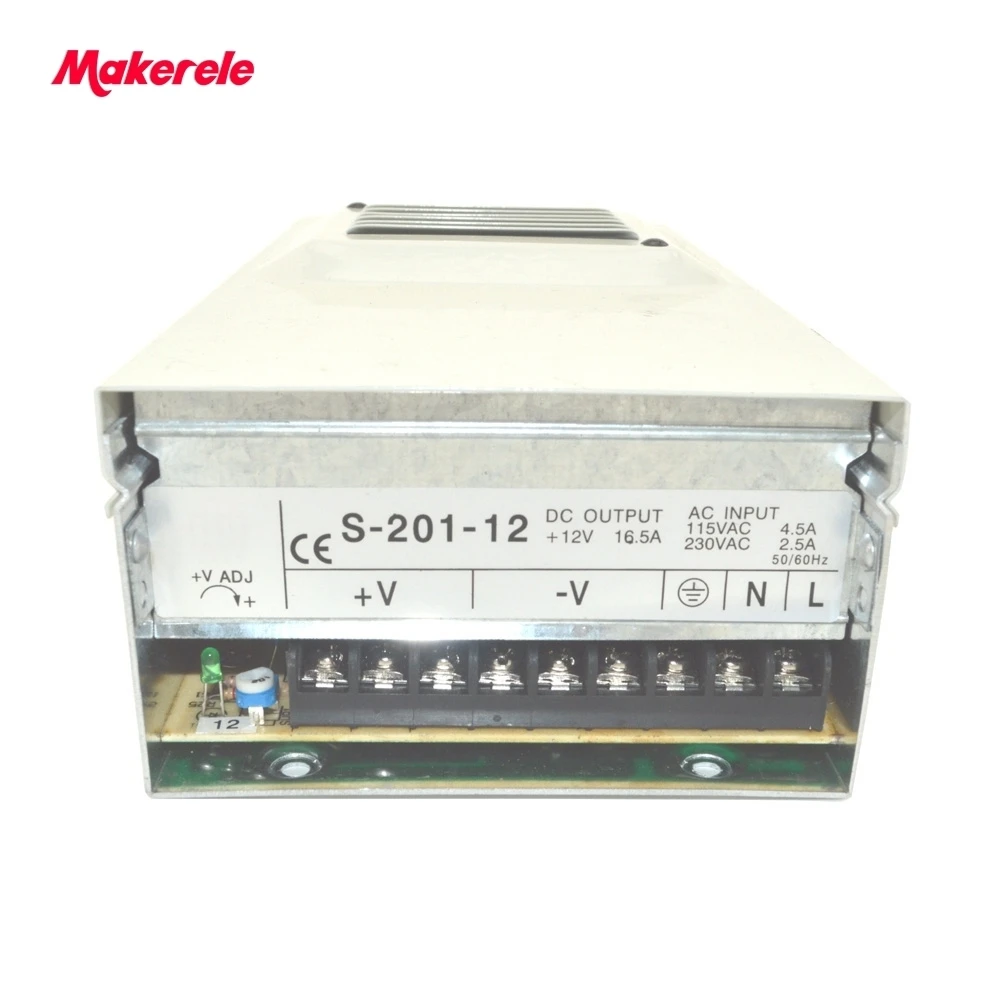 Непромокаемый 200 Вт драйвер импульсного источника питания 5 В/12 В/15 В/24 В/27 в/48 В CE