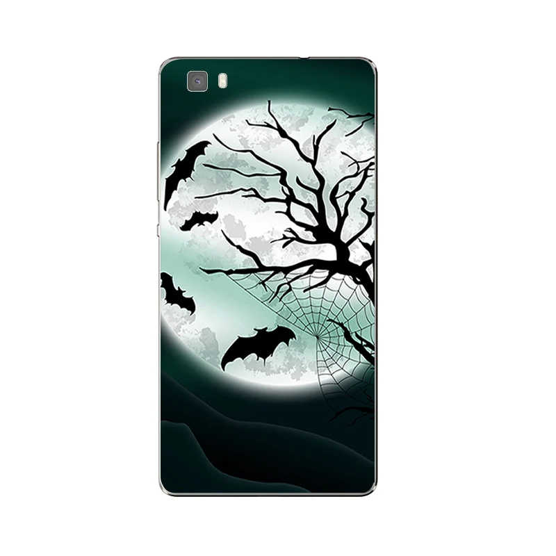 Чехлы сделай сам для Huawei P8 Lite 2017 чехол телефона P8/P8Lite Mate8 10 мягкий TPU Moon Space Printing |