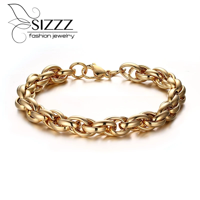 Новинка Крупный браслет 316 нержавеющая сталь мужские ювелирные изделия