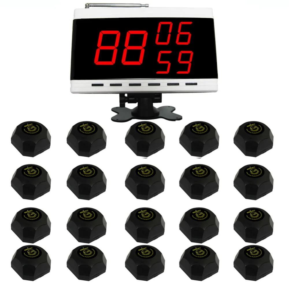 SINGCALL ресторане гостевого пейджеры вызывающая Системы Пресс кнопки для Услуги 20