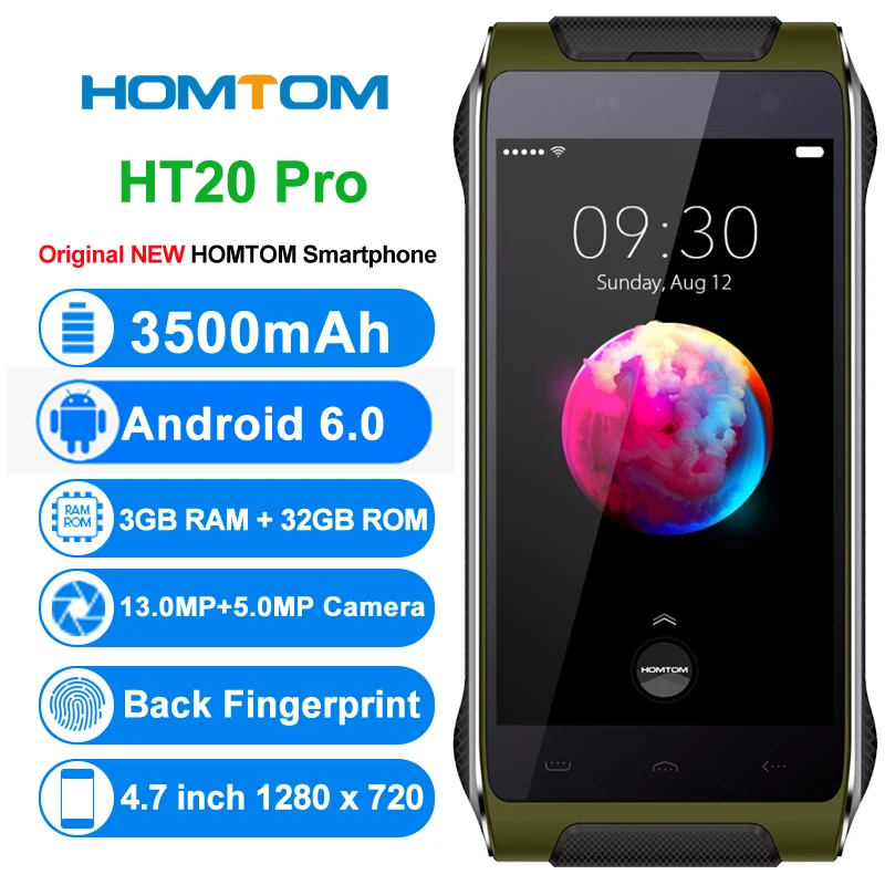 Оригинальный HOMTOM HT20 Pro 4 г мобильные телефоны Android 6 0 3 ГБ Оперативная память 32