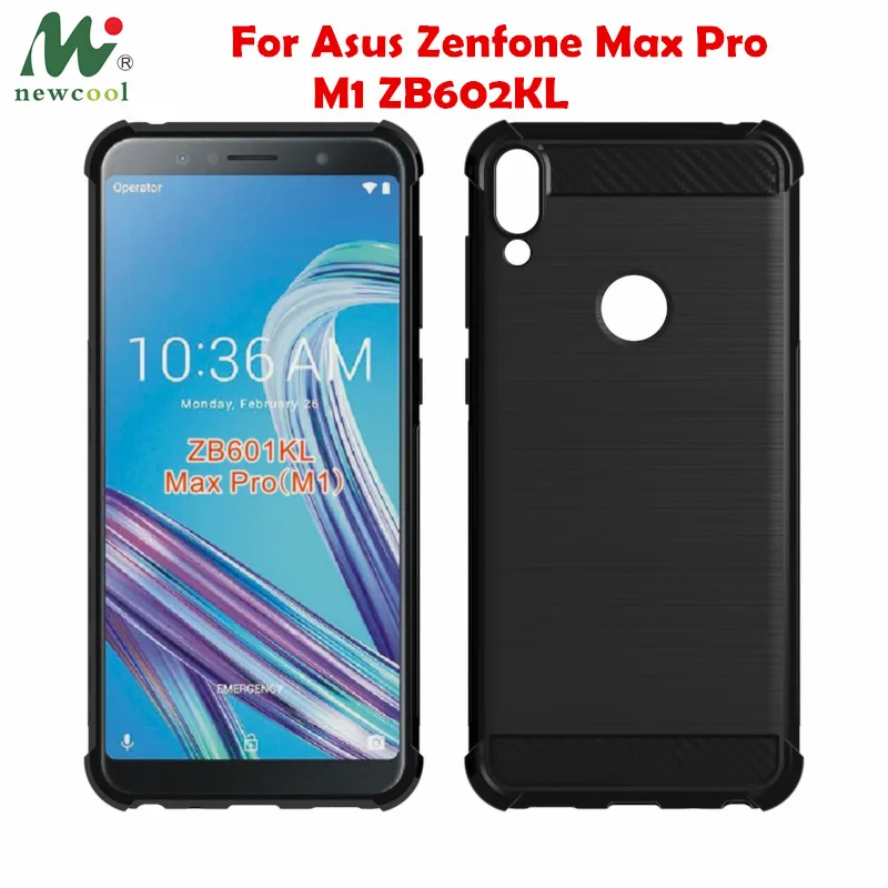 Для Asus Zenfone Max Pro M1 ZB602KL Чехол Мягкий ТПУ/углеродное волокно чехол для X00TD ZB ZB602 602 602KL