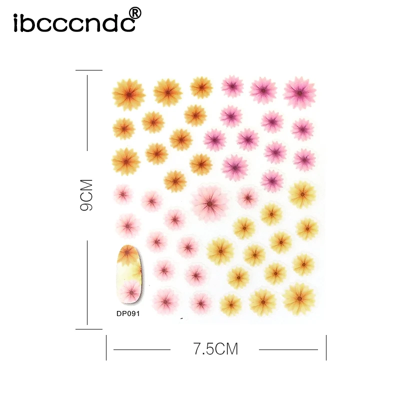 Дизайн ногтей DIY дизайнер переноса воды Гвозди Книги по искусству Стикеры