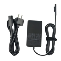genuine original oem for microsoft surface pro 3 4 5 book ac power supply charger adapter 44w 15v 2 58a 1800 1796 power cord
