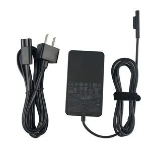 Genuine Original OEM For Microsoft Surface Pro 3 4 5 Book AC Power Supply Charger Adapter 44W 15V 2.58A 1800 1796 & Power Cord