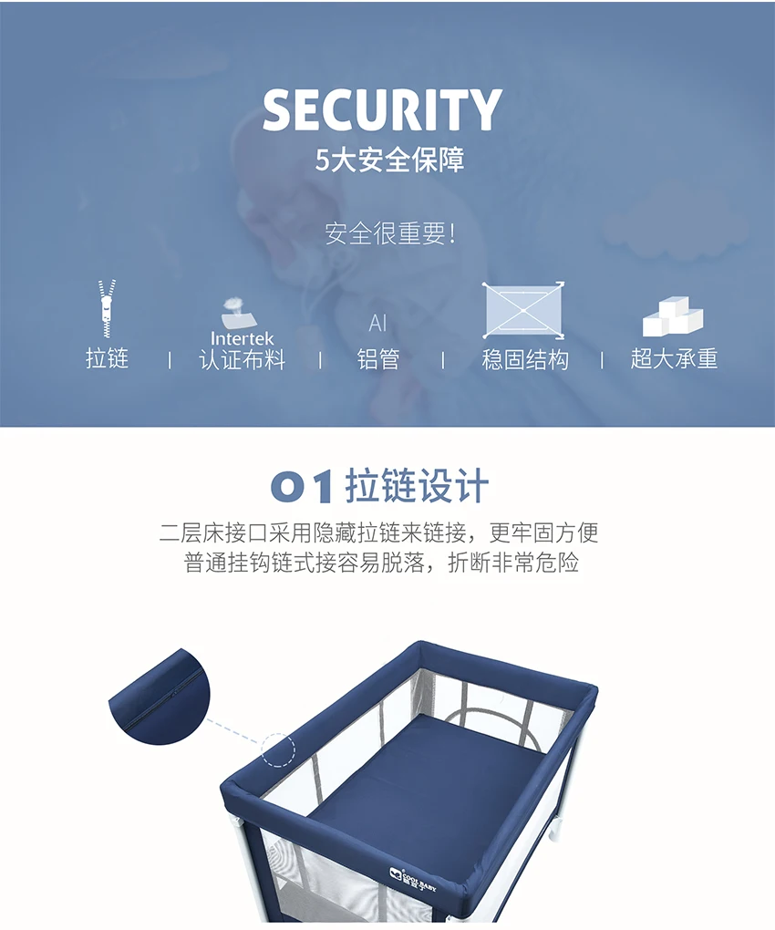 Coolbaby новое поколение кроватка Европейская многофункциональная Складная портативная детская кроватка игровая кровать