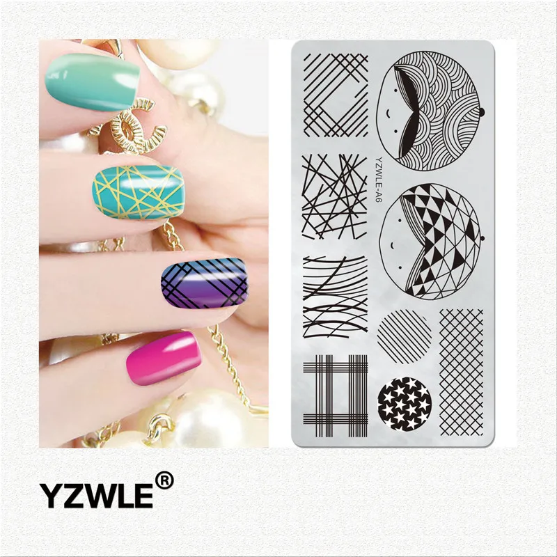 

ZKO 1 PC Stamping Templates Summer Fruit Cartoon Animals Geometric Symbol Texture Starfish Floral Nail Stamp Plate