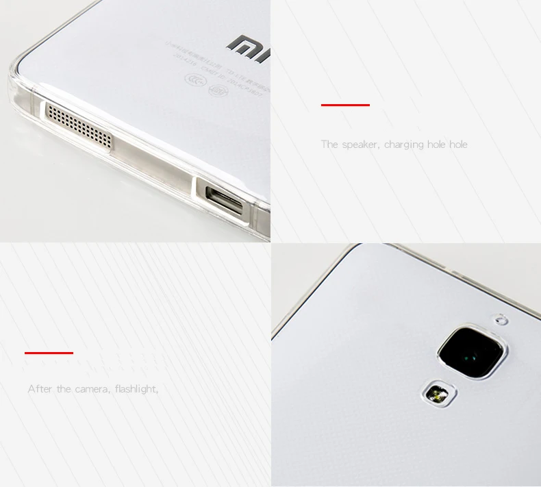 TOLIFEEL Xiaomi mi 4 чехол силиконовый чехол Xiaomi mi 4 тонкий прозрачный защитный чехол для телефона мягкий чехол Xio mi 4 Xia mi 4 M4