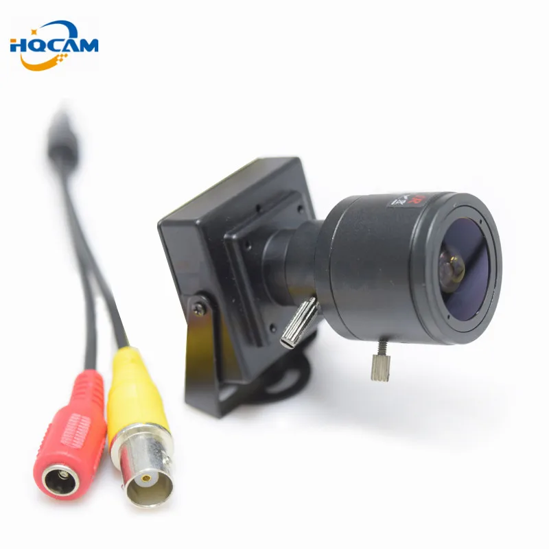 Мини камера HQCAM 900tvl с варифокальным объективом 2 8 12 мм регулируемый объектив 1/3