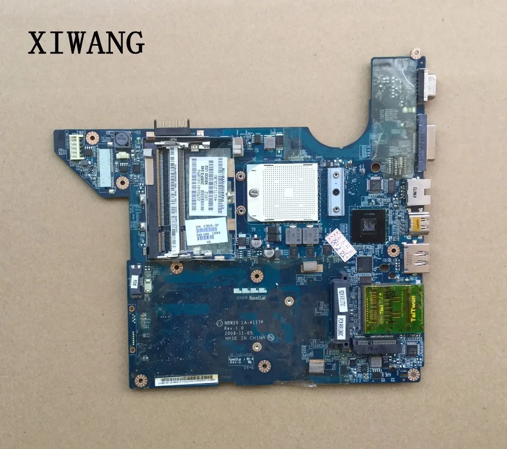 575575-001 аккумулятор большой емкости для hp DV4 DV4-2000 Материнская плата ноутбука LA-4117P Sokcet s1 DDR2 тестирование