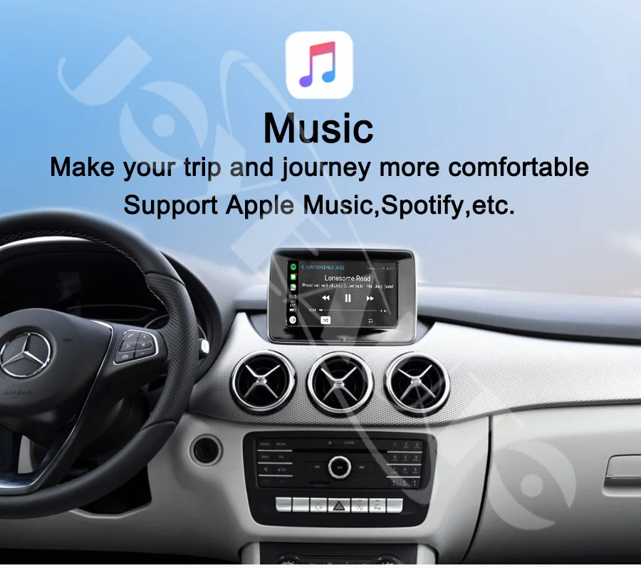Joyeauto Wifi беспроводной Carplay Car Play Android авто зеркало модифицированная для Mercedes B класс W246 NTG 5,1 5,2 5,5 камера заднего вида