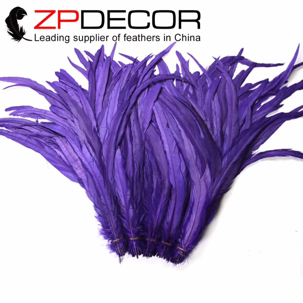 ZPDECOR шт./лот 100 35-40 см(14-16 дюймов) достаточный запас цветов петух хвост перья для карнавала украшения