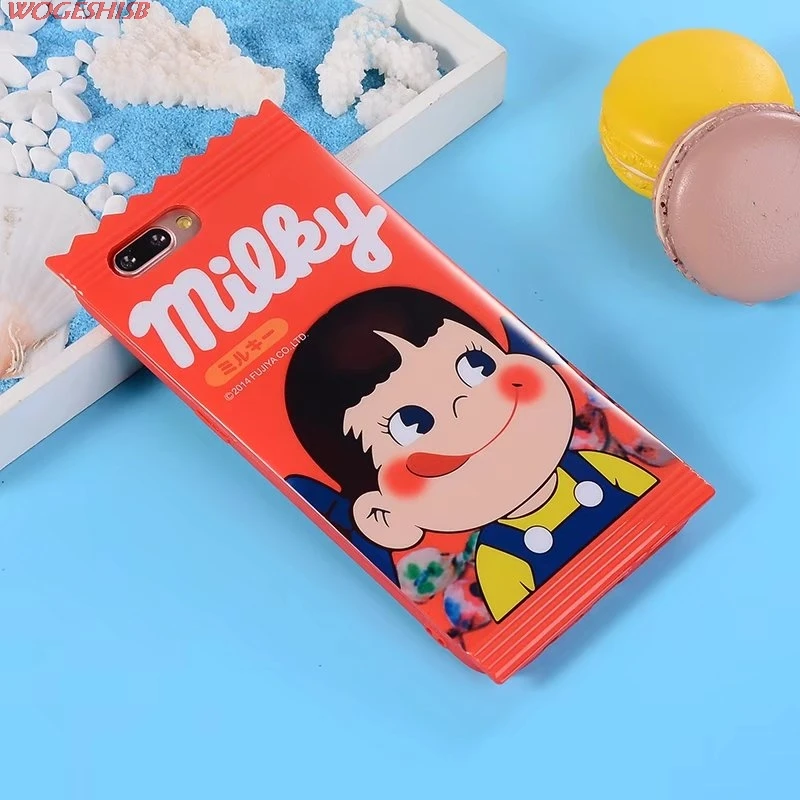 P1 Милый чехол для телефона Peko Milk для iPhone X Xs 11 Pro Max XR TPU чехол-накладка для iPhone SE 5 5S 6 6S 7 8 Plus чехол s - Цвет: P1