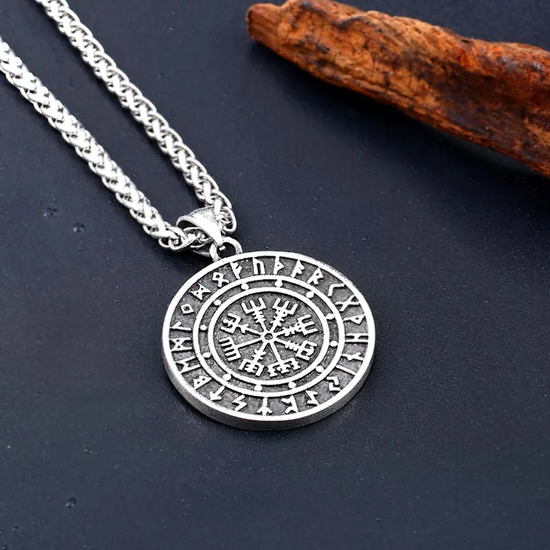 Кулон Vegvisir от Beier кулон из нержавеющей стали 316L амулет ожерелье Valknut Odin в