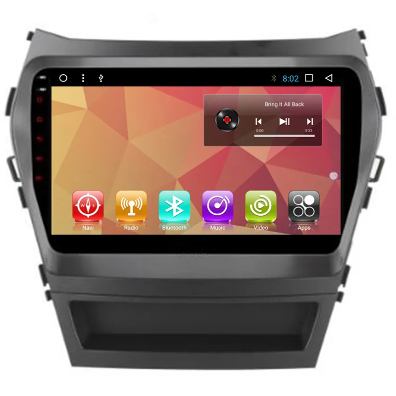 9 &quotAndroid Авторадио автомобильное радио аудио Sat Nav Головное устройство для Hyundai Santa