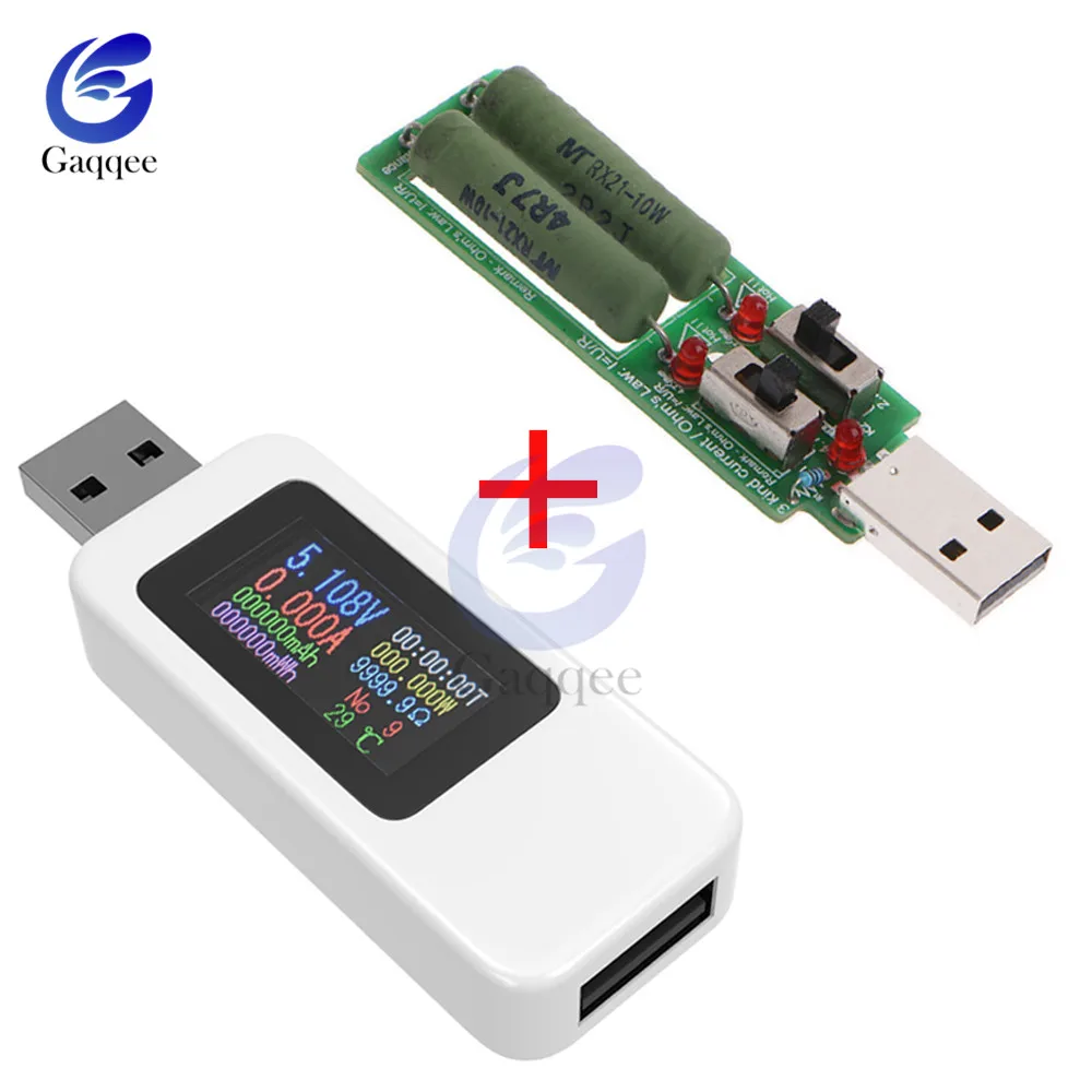 10 в 1 QC2.0 QC3.0 DC USB Тестер измеритель напряжения тока измеритель времени вольтметр цифровой амперметр монитор Индикатор питания зарядное устройство 4-30 в