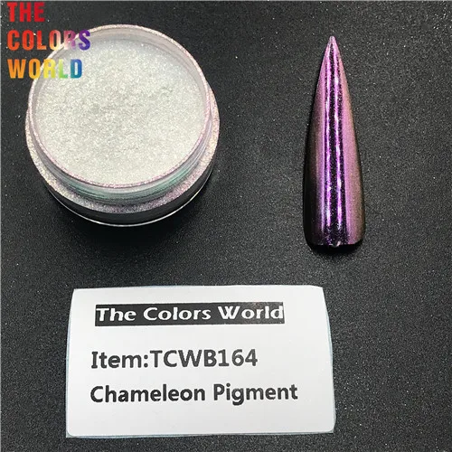 TCWB164 10g TCT-324 пудра Хамелеон Chrome Magic Порошковые блестки для ногтей художественное оформление ногтей тени Aurola блеск хны макияж фестиваль - Цвет: TCWB164 10g