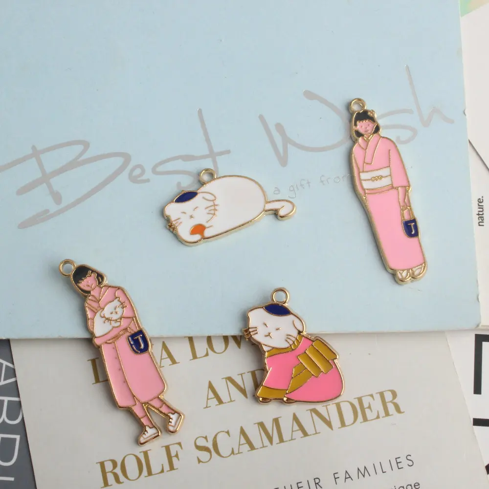 Мини заказ 5 шт. японские капельные ювелирные аксессуары Позолоченные кавайные