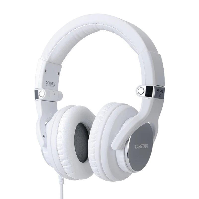 Takstar HD 5800 стерео монитор наушники MFi наушники 50 мм Диаметр драйвера кнопка управления/микрофон