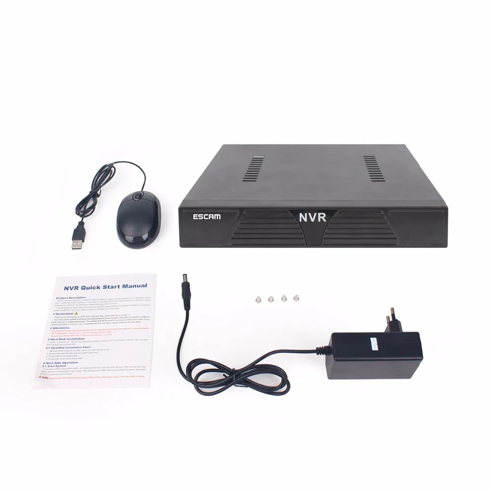ESCAM K616 NVR HD 1080P 16CH сетевой видеорегистратор H.264 HDMI/VGA видео выход Поддержка Onvif P2P облачный сервис