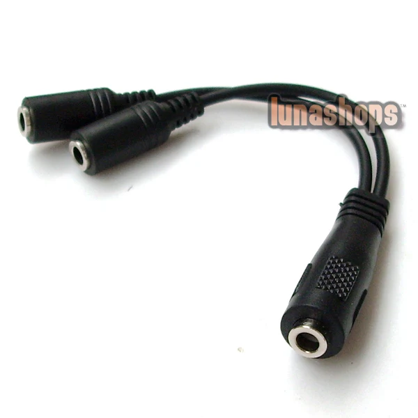 

LN000807 3.5MM 1 FEMALE TO 2 FEMALE AUDIO SPLITTER ADAPTER CABLE