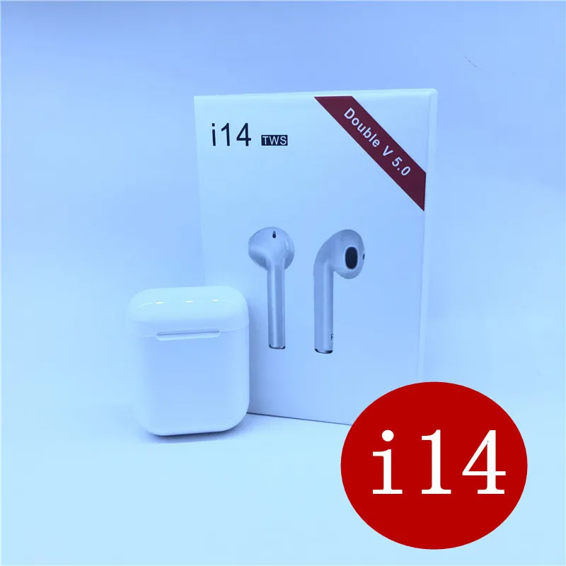 2019 i14 наушники вкладыши tws беспроводные Bluetooth 1:1 мини 3D бас гарнитура PK i15 i13 i12 i10 i11