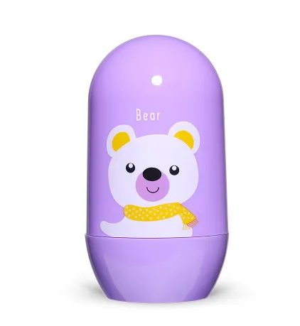 4pcs Baby Nail Care Set Baby Healthcare Kits Infant Finger Trimmer Scissors Nail Clippers Cartoon Animal Storage Box for Travel images - 5