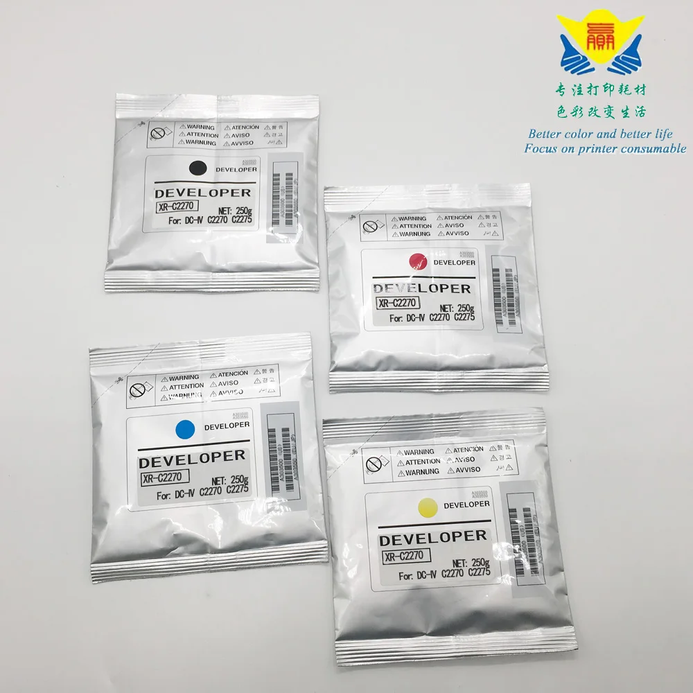 JIANYINGCHEN compatible color developer powder for XEROXs DC C2270 2275 4470 3300 3360 laser printer (4bags/lot) 250G per bag | Компьютеры