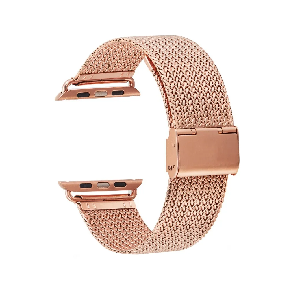 Laforuta Milanese Loop Band для Apple Watch 44 мм/42 мм браслет для iwatch ремешок 40 мм/38 мм наручные часы из нержавеющей стали серии 4 3 2 1