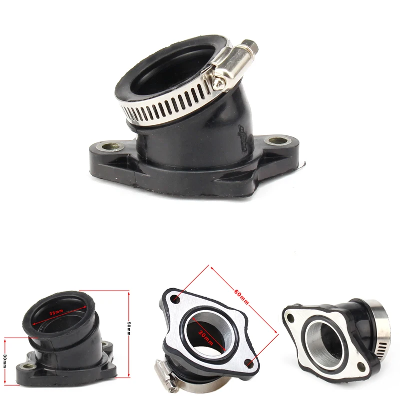 Мотоциклетный резиновый переходник впускной трубы для BSE MOJO 250cc CB250 Dirt Bike Motocross Modified PWK 28 30 мм карбюратор
