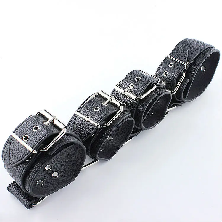 SODANDY наручники лодыжки оковы кожаные ограничители ног Связывание тела костюм раб