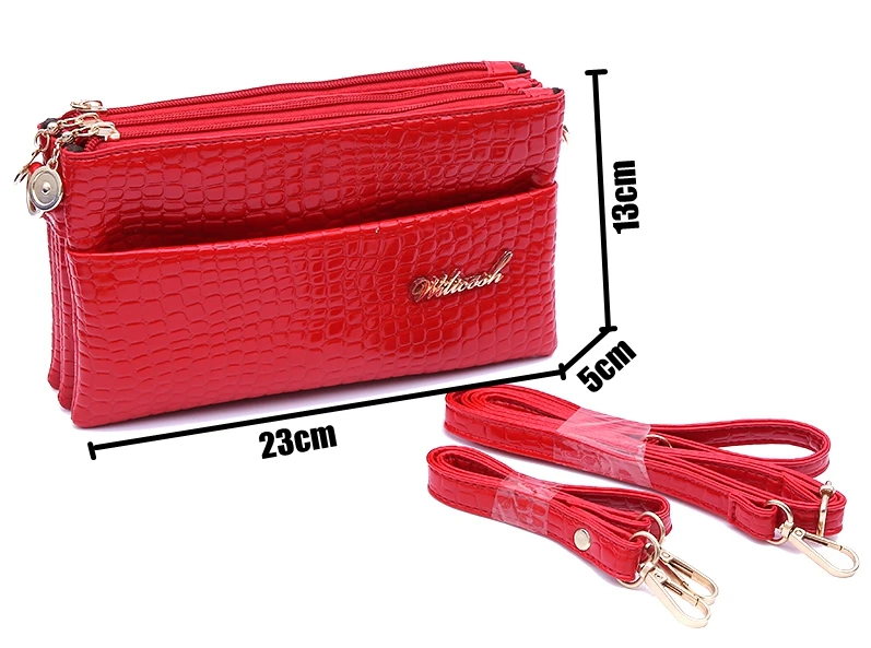 Маленькая сумка через плечо для женщин крокодиловый узор модная в руку сумки из