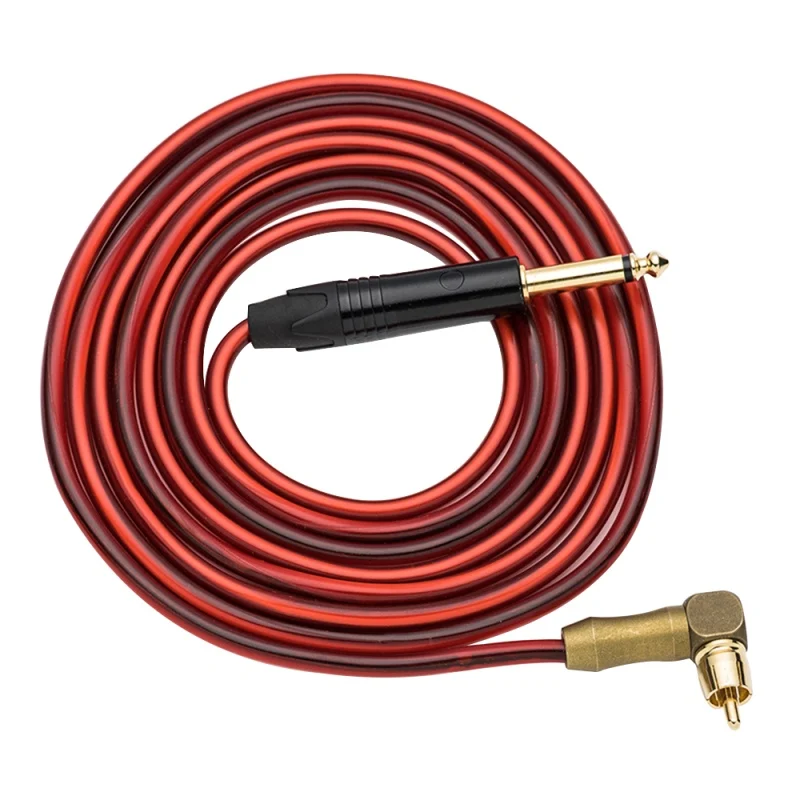 Новейший резиновый силиконовый шнурок для татуировки RCA шнур источник питания