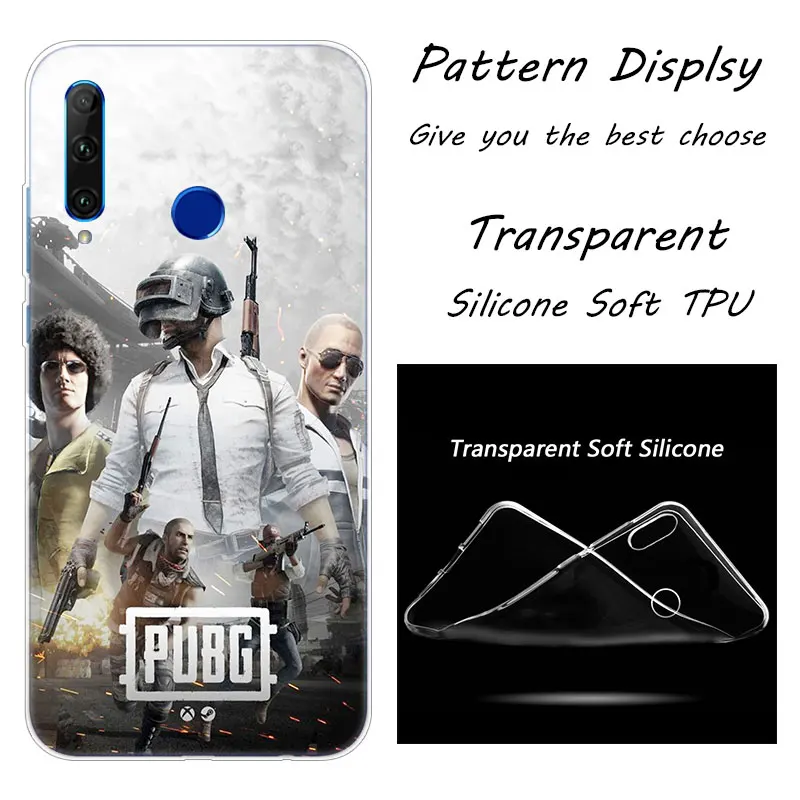 004 Популярный Мягкий силиконовый чехол для телефона pubg game для huawei Honor 20 20i 10 9 8 Lite 8X 8C 8A 8S 7S 7A Pro View 20 Модный чехол - Цвет: 004
